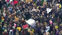 Protests take place in London and Bristol
