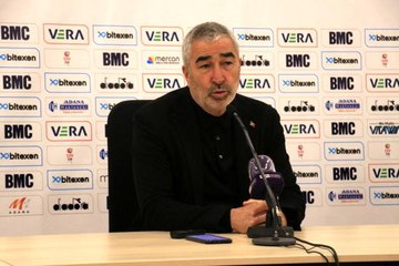 Samet Aybaba: "Mükemmele yakın bir oyun, her şeyi yaptı oyuncularım"