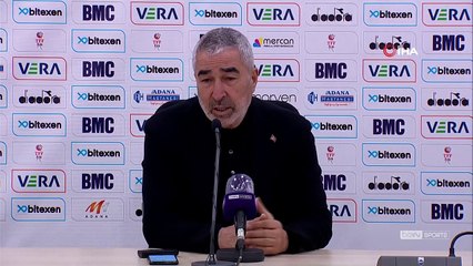 Samet Aybaba: ”Mükemmele yakın bir oyun, her şeyi yaptı oyuncularım”