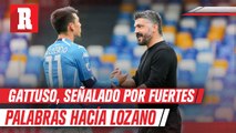 'Chucky' Lozano y Gattuso se hicieron de palabras al finalizar el partido ante Crotone