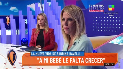 Sabrina Ravelli habló de los miedos y los conflictos que está atravesando con su embarazo