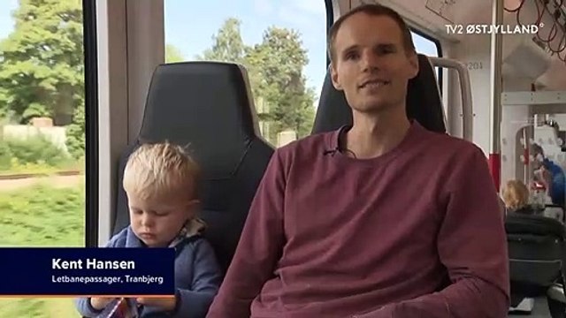 Letbanens første ture til og fra Odder | Letbanen | 25-08-2018 | TV2 ØSTJYLLAND @ TV2 Danmark