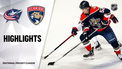 Blue Jackets @ Panthers 4/3/21 | NHL Highlights