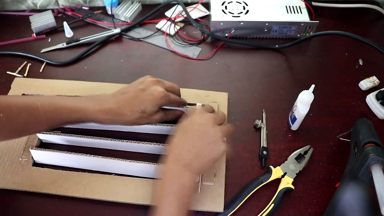Diy Air Conditioner How To Make At Home || Peltier Air Cooler How To Make ||  Peltier