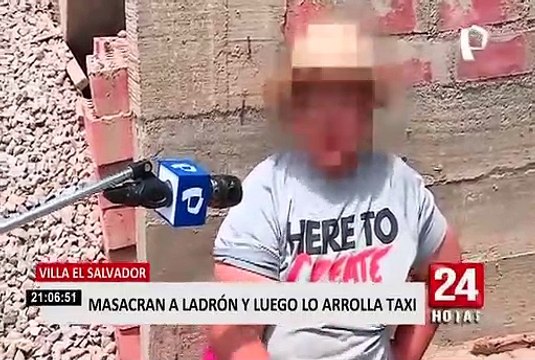 ¡Cansados de la delincuencia! Vecinos masacran a ladrón en Villa el Salvador