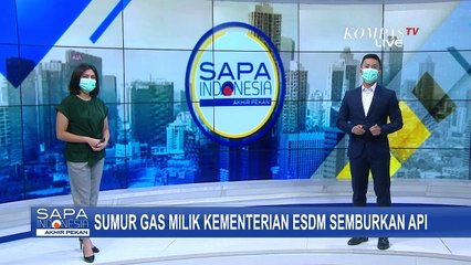 Disertai Suara Gemuruh, Warga Panik Saat Sumur Gas Milik Kementerian ESDM Menyemburkan Api