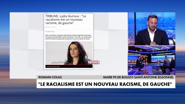 Guillaume Bigot : «Il y a un racisme anti-blanc qui monte, qu'on ne veut pas voir et on le recouvre de cette espèce de soit-disant discrimination»