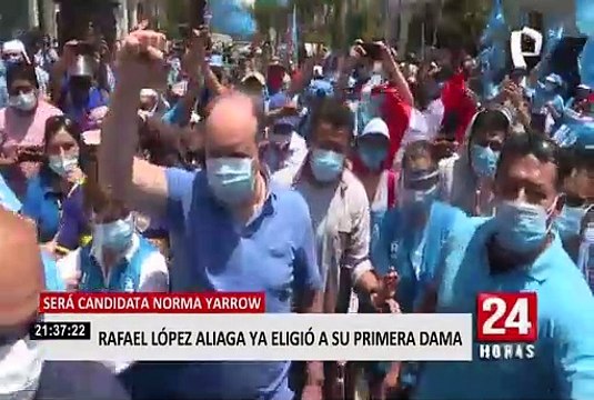 Elecciones 2021: López Aliaga anuncia quién sería primera dama en un eventual gobierno suyo