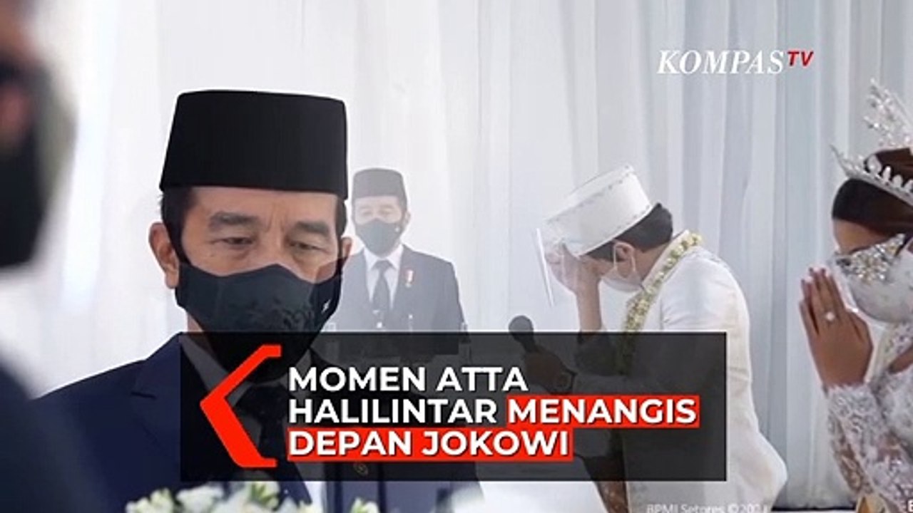 Momen Atta Halilintar Menangis Depan Presiden Jokowi