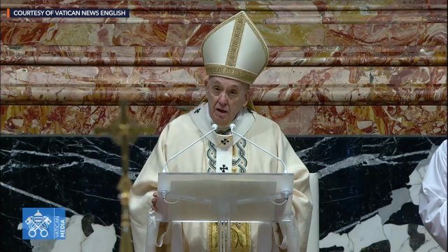 Easter Sunday 2021 - Mass with Pope Francis, followed by Urbi et Orbi
