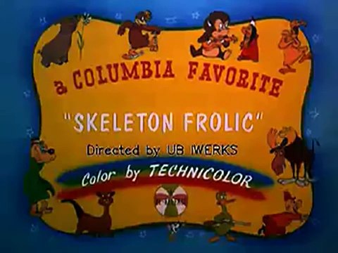 Skeleton Frolic Ub Iwerks early Disney