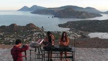 Giolì & Assia - #DiesisLive @Vulcano, Aeolian Islands [Handpan Set]