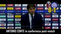 BOLOGNA-INTER 0-1: ANTONIO CONTE IN CONFERENZA STAMPA POST-MATCH