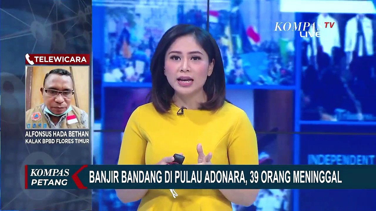 39 Orang Tewas dalam Banjir Bandang di Pulau Adonara Flores Timur