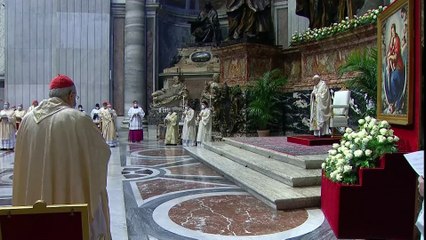 Papa celebrou a Missa do Domingo de Páscoa