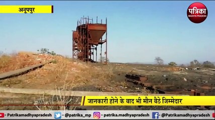 ANUPPUR : अवैध सुरंग से जारी कोयले की चोरी