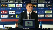 ALÉ VERONA: CAGLIARI-H.VERONA 0-2, CONFERENZA STAMPA DI SEMPLICI