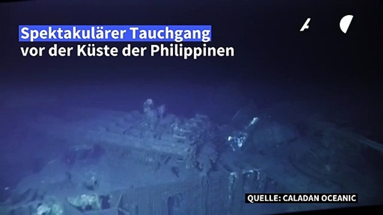 Rekord-Tauchgang zu US-Schiffswrack aus Zweitem Weltkrieg