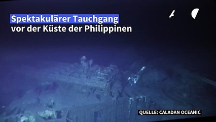 Rekord-Tauchgang zu US-Schiffswrack aus Zweitem Weltkrieg