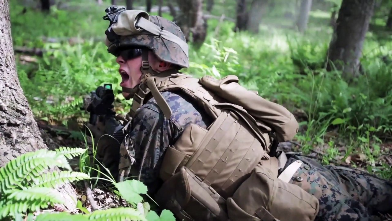 US Marines • Conduct a Live-Fire Company Attack • Virginia USA