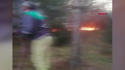 BURSA ÖNÜNDEN GEÇTİĞİ İŞ YERİNİN TABELASINI SÖKÜP, PARÇALADI- YENİDEN