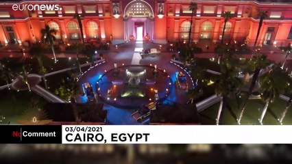 شاهد: مصر تنقل 22 مومياء فرعونيّة ملكية إلى المتحف الجديد في "موكب مهيب"