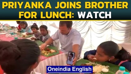 Rahul Gandhi eats Easter lunch with orphanage children | Oneindia News