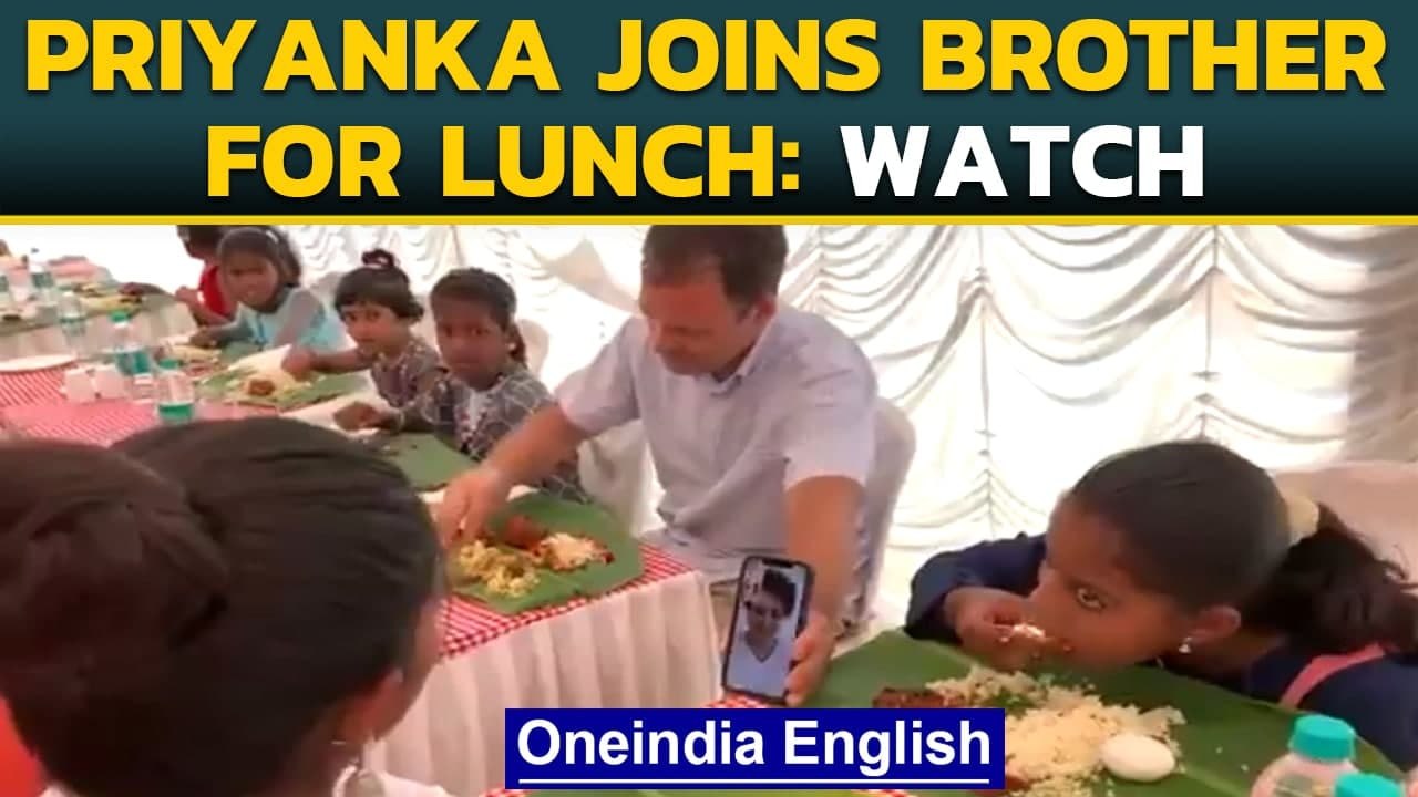 Rahul Gandhi eats Easter lunch with orphanage children | Oneindia News