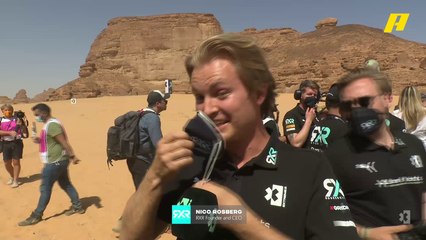 أول تعليق من روزبرغ بعد فوز فريقه بسباق إكستريم إي العلا