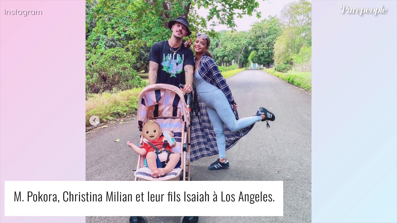 M. Pokora dévoile une photo de son fils d'Isaiah en pleine chasse aux oeufs de Pâques