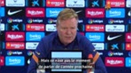 Barça - Koeman : "Nous faisons le maximum pour garder Messi"