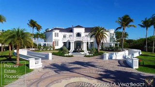 Worth $37,000,000 2150 South A1A VERO BEACH Side  LUXURY MANSION  FLORIDA
