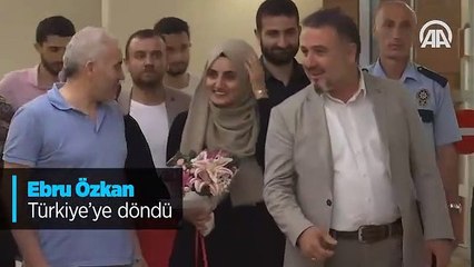 İşgalci İsrail'in hukuksuzca tutukladığı Ebru Özkan Türkiye’ye döndü