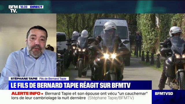 Stéphane Tapie: les cambrioleurs qui se sont introduits chez Bernard Tapie cherchaient de l'argent