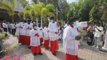 Sri Lanka celebra entre fuertes medidas de seguridad el Domingo de Pascua