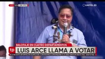 Luis Arce llama desde Pando a votar en la segunda vuelta del próximo domingo
