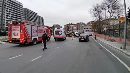 Son dakika haberleri | Küçükçekmece'de kiralık otomobille takla atıp kaçtılar