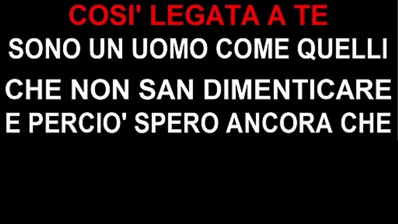 Io di notte - Karaoke Albano