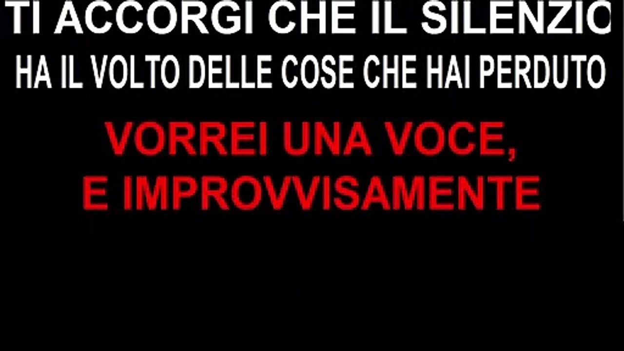 La voce - Karaoke Albano