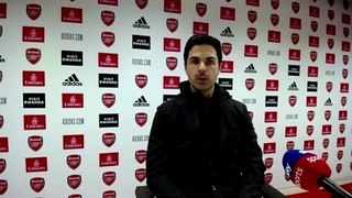 Mikel  Arteta post match press conference vs Liverpool