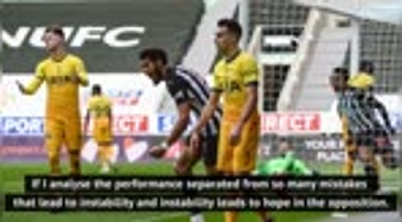 Mourinho puts Tottenham's draw at Newcastle down to 'instability'