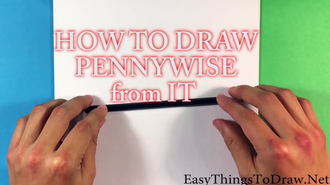 How To Draw Pennywise From It - Step By Step For Beginners - How To Draw Easy Things