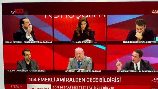 Hakan Bayrakçı ve Mücahit Birinci canlı yayında birbirine girdi