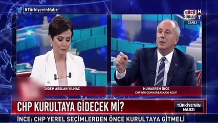 Muharrem İnce: CHP yüzde 20'nin altına düşer