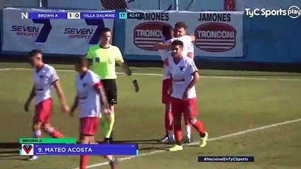 Brown 2-0 Villa Dálmine - Primera Nacional -Fecha 4