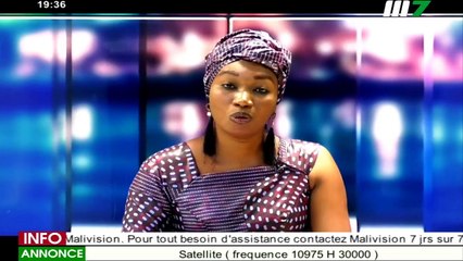JT BAMBARA 19H30 DU 04 AVRIL 2021