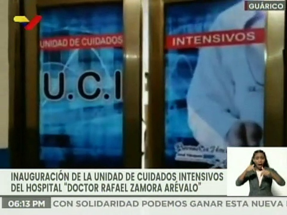Inauguran Unidad de Cuidados Intensivos del hospital "Doctor Rafael Zamora Arévalo" en Guárico