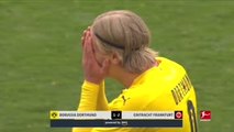 Dortmund lose ground in top-four race with Frankfurt defeat