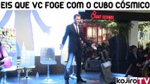 EIS QUE VOCÊ FOGE COM O CUBO COSMICO