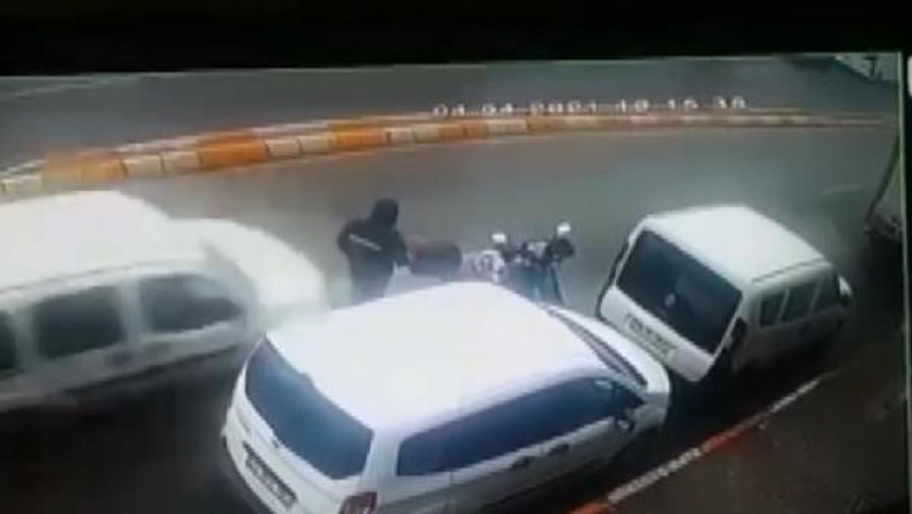 Üsküdar'da motosiklet sürücüsünün öldüğü kaza güvenlik kamerasında